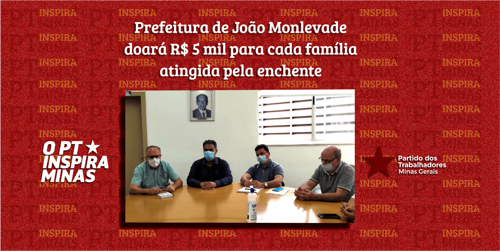 João Monlevade: Auxílio de R$ 5 mil para cada família atingida pelas chuvas